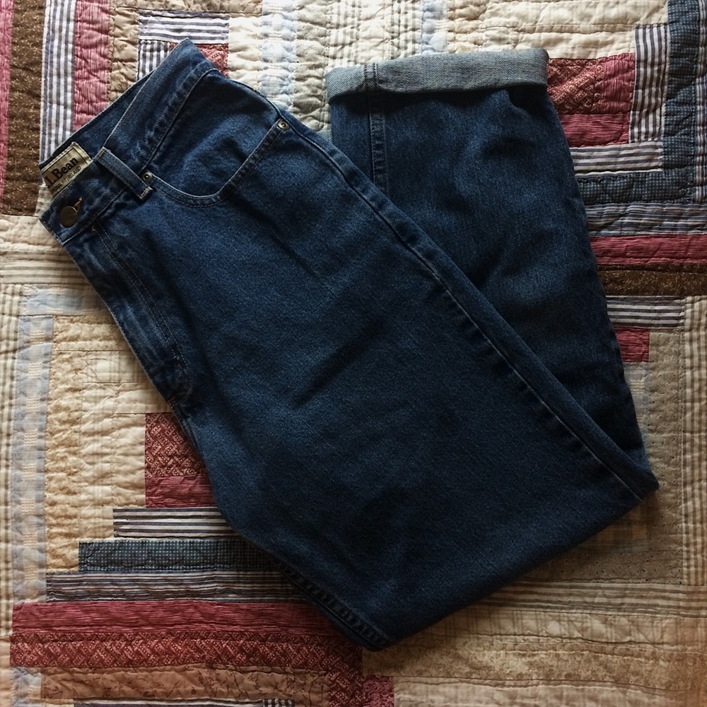 L. L. Bean Distressed Mom Jeans
